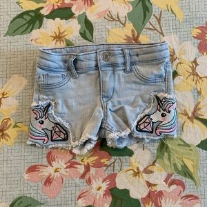 H&M Unicorn Cutoff Jean Shorts